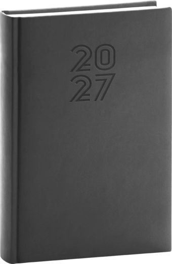 Agenda diaria Notique Aprint 2027 negra 15 × 21 cm