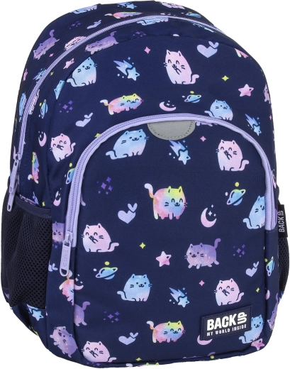 Mochila infantil BackUP Violet Kittens 12 l