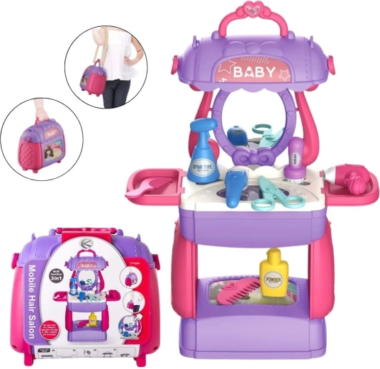 Set infantil de peluquería en maletín - 1 unidad