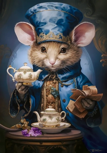 Puzzle de 500 piezas – Hora del té, ratoncito