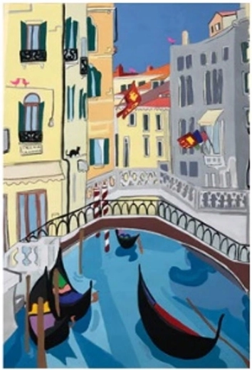 Norimpex Pintura por números Puente de Venecia 40 × 50 cm