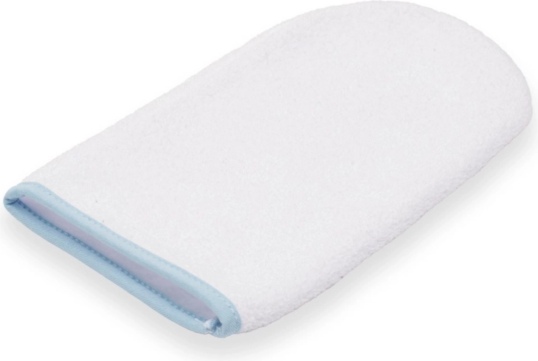 Manopla de rizo gratis para un lavado delicado