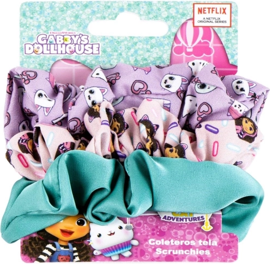 Set de gomas para el pelo de Gabby's Dollhouse (La casa de muñecas de Gabby) 3 uds