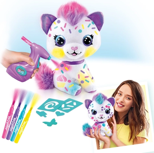 Pistola de aerógrafo para un color uniforme y sencillo