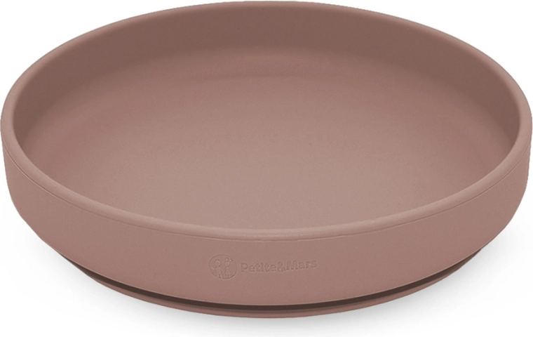 Petite&Mars plato de silicona con ventosa Take&Match velvet latte 6m+
