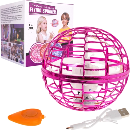 Bola voladora con control por gestos y luces LED