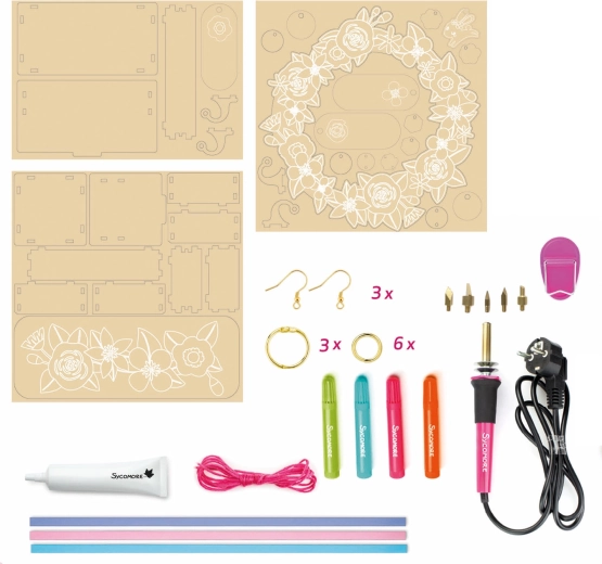 Lovely box pirografía – joyas