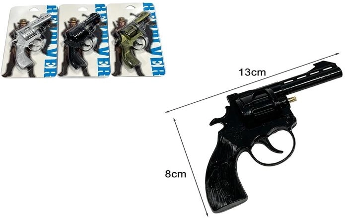 Pistola metálica para cerillas