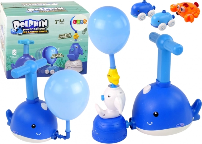 Set lanzador de globos Delfín