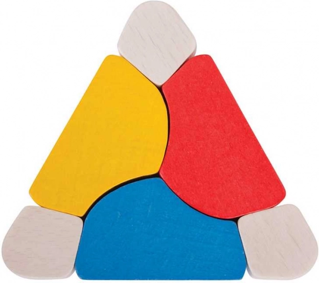Bigjigs sonajero de madera de colores