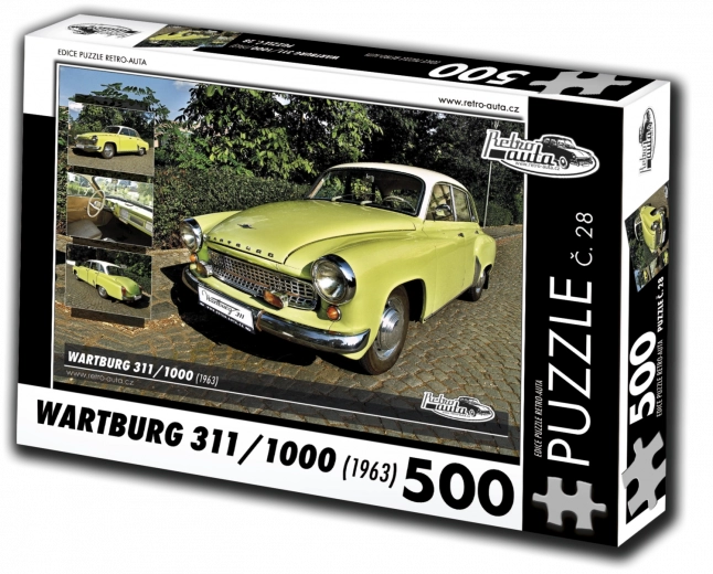 Rompecabezas de coches retro Wartburg 311 (1963) – 500 piezas