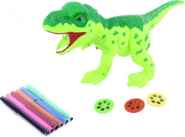 Proyector de dinosaurio interactivo