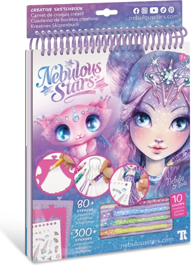 Cuaderno de bocetos creativo Nebulous Stars Nebulia 30 × 22 cm