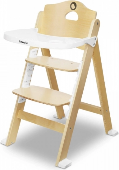 Trona infantil Lionelo Floris White Natural