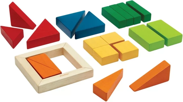 Cubos de fracciones PlanToys
