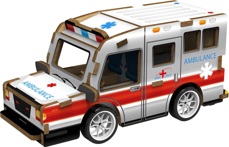 2Kids Toys rompecabezas 3D de madera ambulancia