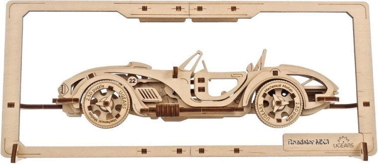 Ugears rompecabezas mecánico de madera Roadster mk3 2,5D