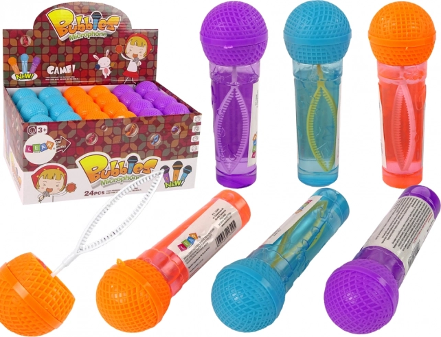Pompas de jabón micrófono 40 ml – 3 colores