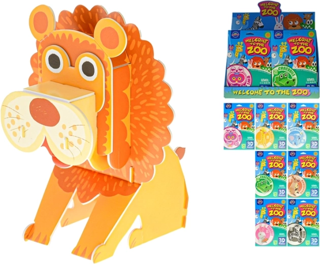 Puzzle 3D de espuma de animales salvajes - 1 pieza