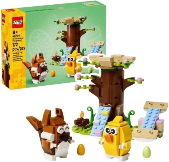 Parque primaveral LEGO para animalitos
