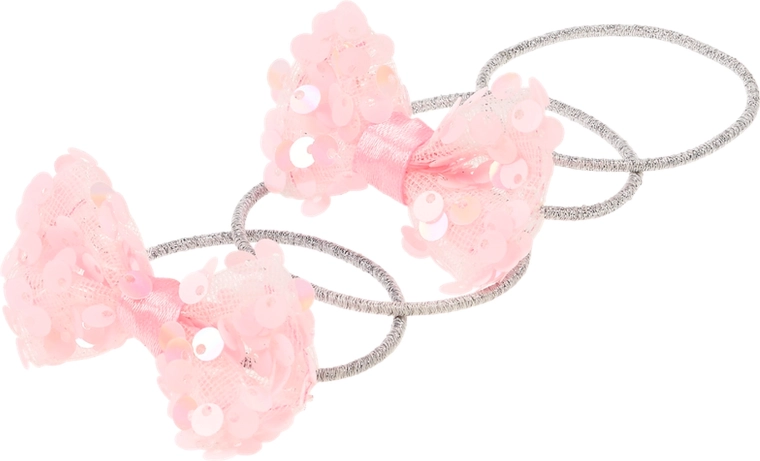 Souza! Gomas para el pelo Tiki con lazo rosa