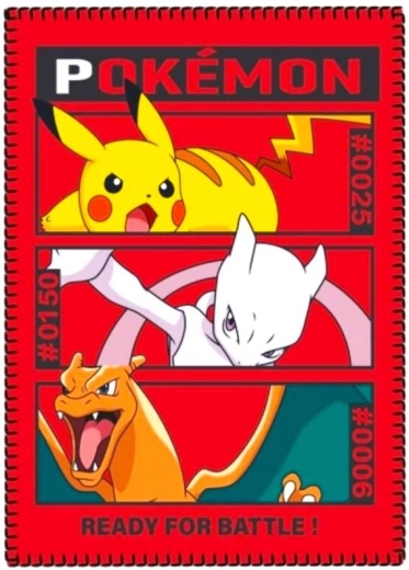 Manta de forro polar Pokémon
