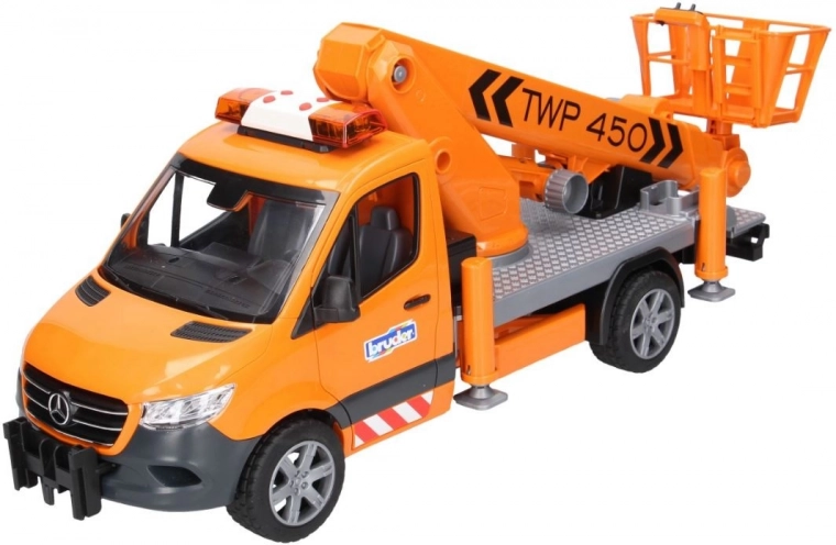Bruder Mercedes Benz Sprinter con elevador de cesta