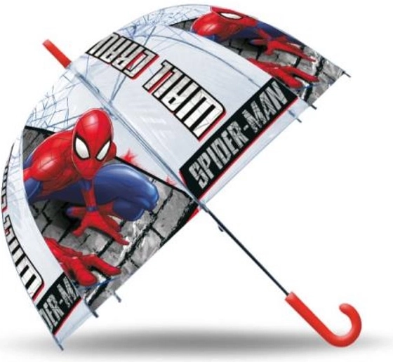 Paraguas infantil automático transparente SPIDERMAN 48 cm