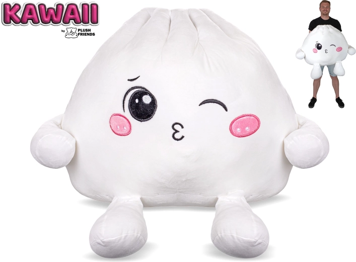 Plush Friends Kawaii peluche Bao dumpling guiñando 60 cm - 1 pieza