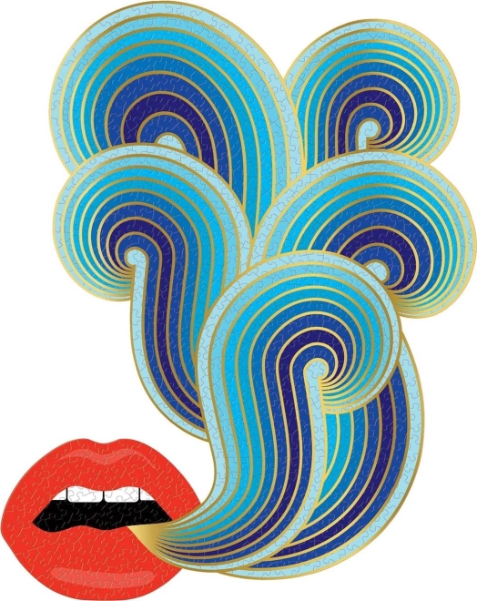 GALISON puzzle metálico troquelado JONATHAN ADLER – labios (750 piezas)