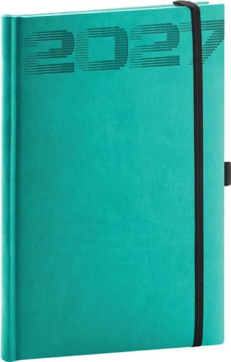 Agenda semanal Notique Aprint Top 2027 turquesa 15 × 21 cm