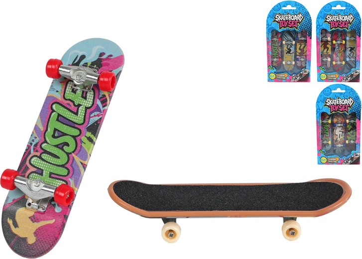 Set de mini fingerboards de 9,5 cm (3 uds)