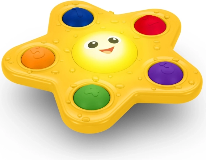 Baby Einstein juguete de actividades con ventosa Pop & Glow Starfish para bebés de 6 meses o más