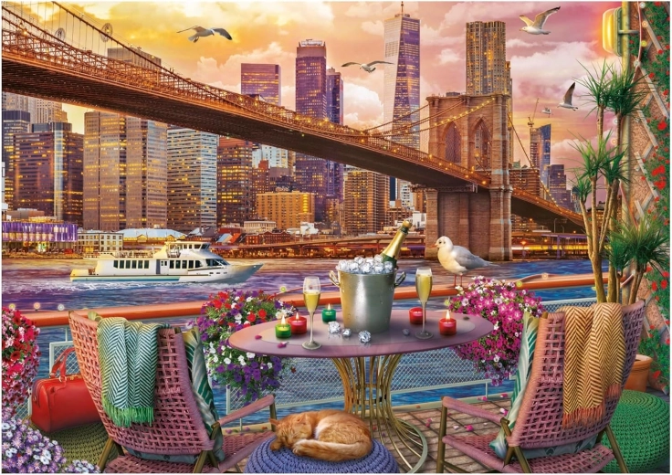 Puzzle Educa Cena romántica en Nueva York, 2000 piezas