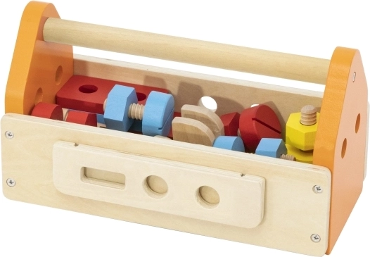 Práctico maletín de madera