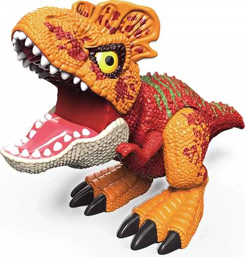 Dinosaurio con efectos rojo 26,5 × 11 × 13 cm