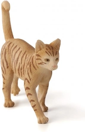 Figura de gato atigrado pelirrojo