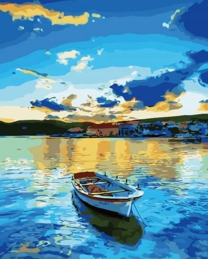 Pintura de diamantes Barco marítimo 30 × 40 cm