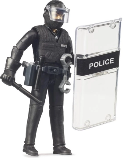 Bruder Bworld figura de policía antidisturbios