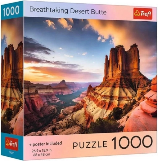 Puzzle 1000 USA Impresionante butte del desierto