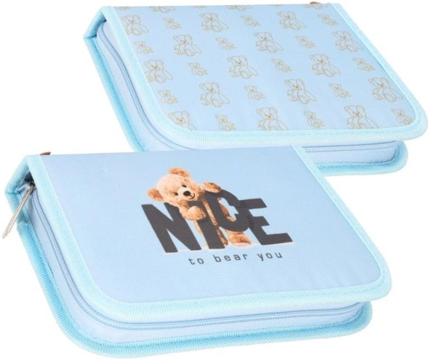 Estuche escolar con motivo de osito - 1 pieza