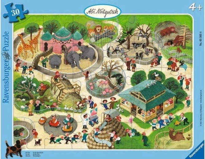 Puzzle Ravensburger visita al zoo 30 piezas