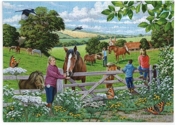House of Puzzles Golosinas para caballos – puzzle de 250 piezas grandes