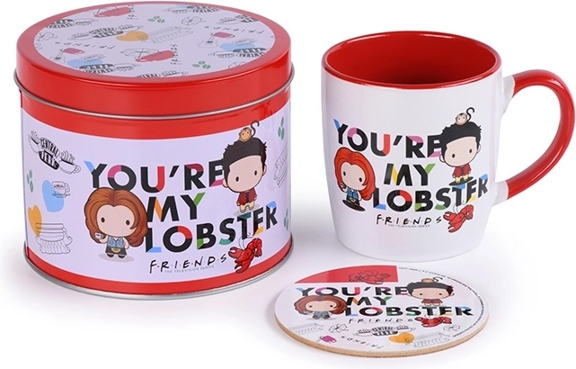 Set de regalo de lata Friends Chibi