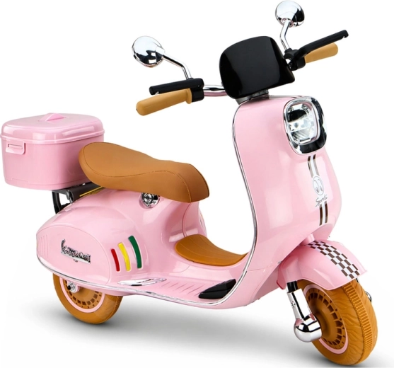 Vespa eléctrica infantil rosa