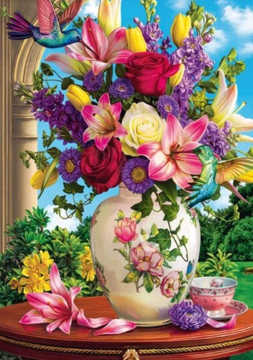 Puzzle ramo de flores 1000 piezas