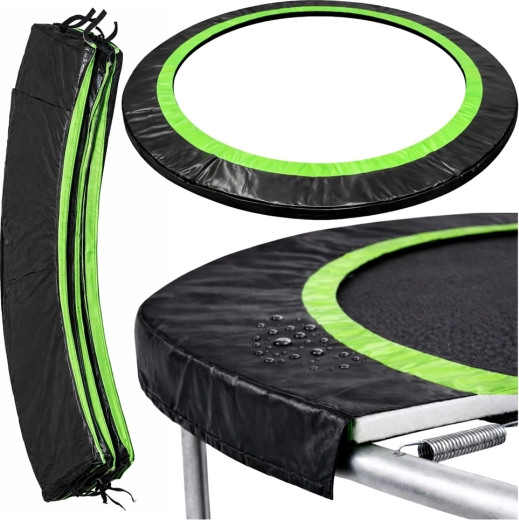 Cubierta protectora de muelles para trampolín Lean 180–183 cm 6 ft negra