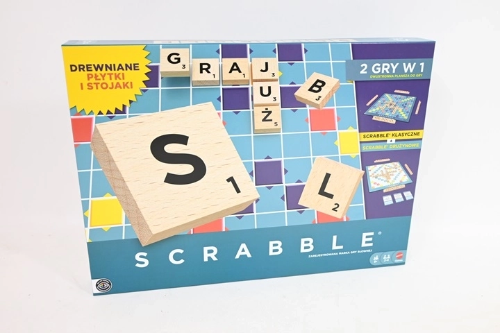 Scrabble elementos de madera