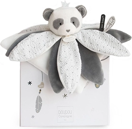 Set de regalo – doudou de peluche panda 26 cm