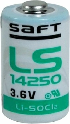 Batería de litio Saft CR1/2 AA 3,6 V 1200 mAh (LS14250)